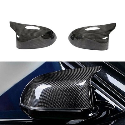 For BMW F95 F96 F97 F98 X3M X4M X5M Carbon Fiber Side Mirror Cover Caps Replace