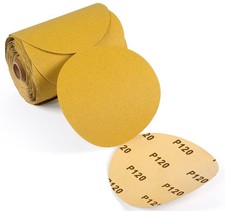 CowboyBOB 100 PCS 6 Inch 120 Grit PSA Sanding Disc Sticky Backed Yellow 0.31 per gallon