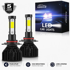 For Chevrolet Silverado 2500 Hd 2001-2006 6500k Led Headlights Low Light Bulbs
