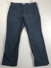 Goodfellow  Co. Hennepin Men's Chino Pants Athletic Black Stretch Cotton 34x30