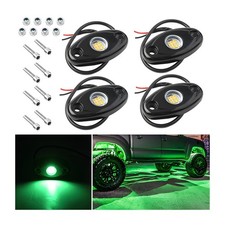 Rock Lights for Trucks, 4 Pods LED Rock Lights, IP67 Waterproof Neon Rock Lig...