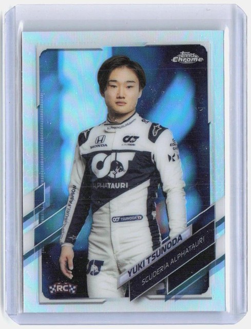 2021 Topps Chrome Formula 1 #14 Yuki Tsunoda Refractor