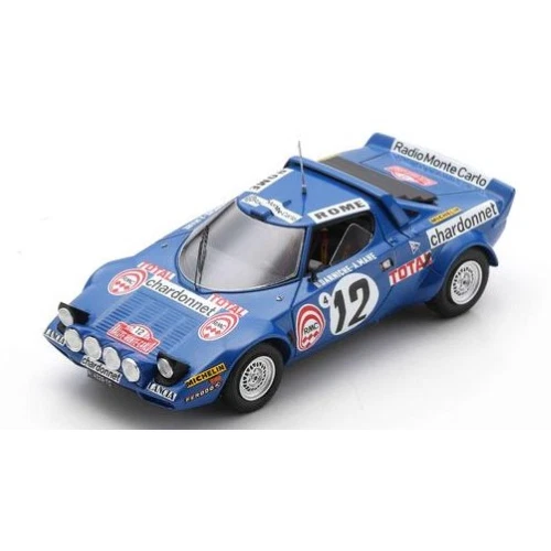 Spark Model LANCIA STRATOS N.12 3rd RALLY MONTE CARLO 1976 B.DARNICHE-A.MAHE' 1
