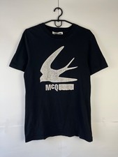 MCQ Alexander McQueen Men's Black Bird Logo Cotton Tee Shirt Size M