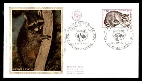 Mayfairstamps France FDC 1973 Raccoon First Day Cover aaw_54947