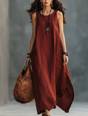 loose tank maxi dress Garvee Women's Summer Casual Maxi Dresses Loose Sleeveless Shirt Sundress Floral Beach Tank Dress S Blue