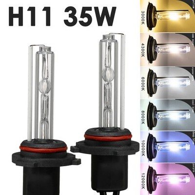 Troniz H11 HID Bulbs AC 35W Xenon Light Replacement for HID Kit 3K 6K 8K 10K 2PC