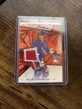 2021-22 Upper Deck SP Game Used - Authentic Rookies Nils Lundkvist #194 (RC)
