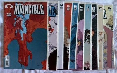 Invincible Image Comics Lot 11-20, In Great Shape Boarded and Sleeved. See Pics