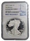 NGC 2023 S American Eagle PF 70 Ultra Cameo First Release Silver Dollar Coin