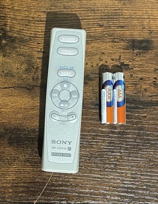 Genuine OEM Sony RM-CD543A Kitchen Radio Remote for ICF-CD543RM ICF-CD553LIV2
