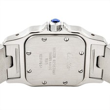 Cartier 1565 W20056D6 Santos Dumont SM Watch Quartz Ivory Dial Ladies from JAPAN 4