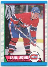 1989-90 O-Pee-Chee #236 Craig Ludwig Montreal Canadiens