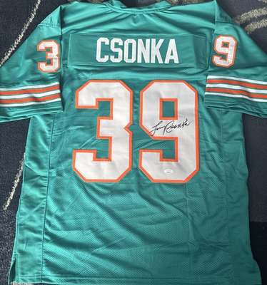 #ad Larry Csonka Signed Custom Miami Dolphins Jersey JSA Certified $199.00