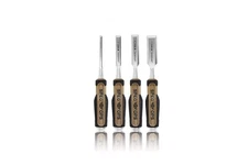 Spec Ops Tools Wood Chisel Set with High-Carbon Steel Blades, Shock-Absorbing...