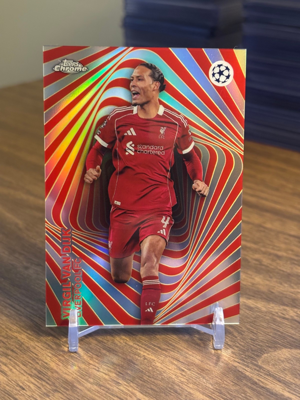 Virgil van Dijk #MG-4 Soccer Cards 2025 Topps UEFA Mindgame trading card — raw and PSA graded price guide