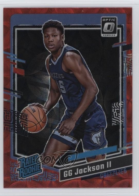 2023 Donruss Optic Rated Rookie International Red Prizm GG Jackson II #228 1k98