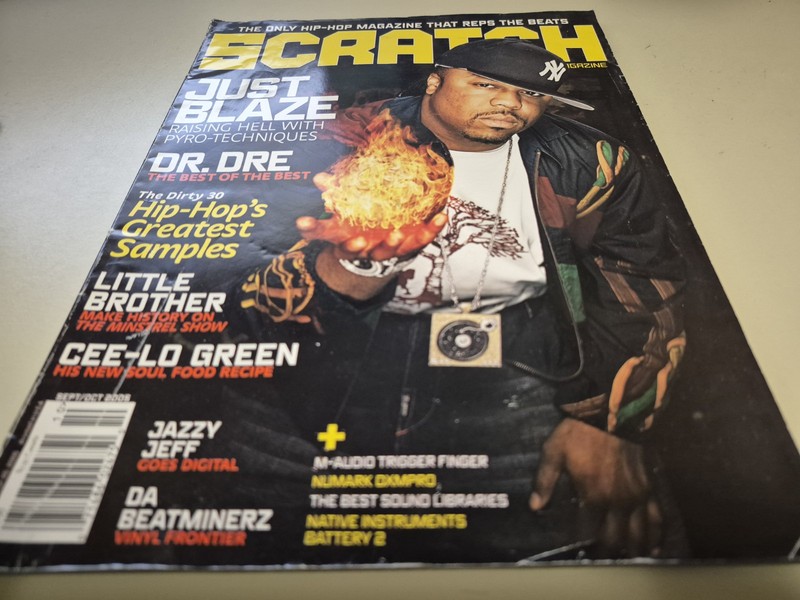 SCRATCH magazine Just Blaze Dr. Dre Little Brother Cee-Lo Green Jazzy Jeff 