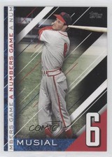 2020 Topps Update A Numbers Game Black 80/299 Stan Musial #NG-11 HOF 6k2