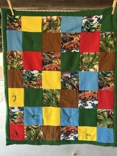 Patchwork Quilt Baby Dinosaur Blanket