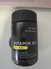 Vitamin K2-MK-7, 100mcg Per Serving-With Coconut Oil -60 Veggie Softgels 