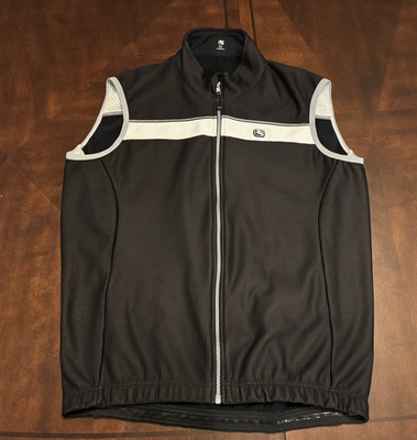 #ad Giordana Silverline Thermal Vest Men#x27;s 2XL XXL Black Made in Italy Cycling $54.99