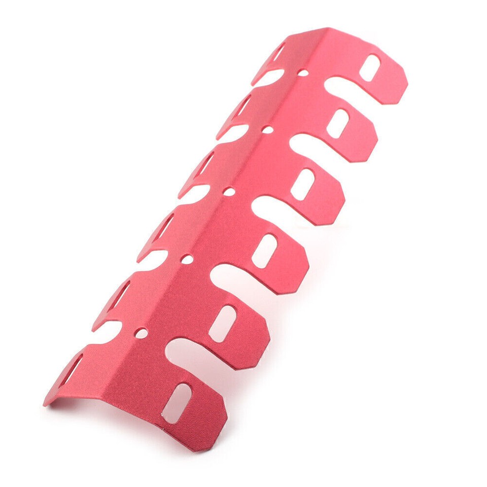 Red Motorcycle Exhaust Muffler Pipe Heat Shield Cover Heel Guard For