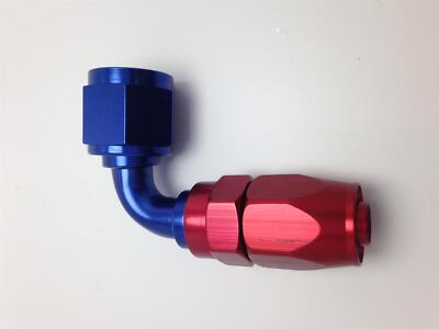 FRAGOLA 229009 - Hose Fitting #10 AN 90 Degree to #8 AN Hose