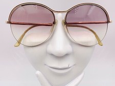 Vintage Logo Paris Gold Filled Butterfly Half-Rimmed Sunglasses FRAMES ONLY