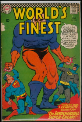 DC Comics WORLD'S FINEST #158 Superman Batman VG+ 4.5