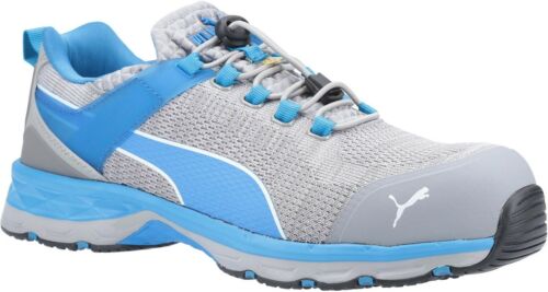 Puma Xcite Low S1P grey toggle-fasten fibre-glass safety trainers with midsole - Picture 1 of 1