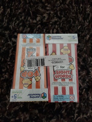 LEARNING RESOURCES POP FOR SIGHTS WORDS SET NEW UNOPENED LER8629