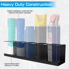 Aerosol Spray Can Holder Tray, For Paint, Spray Bottles Rust-resistant W/ Screws
