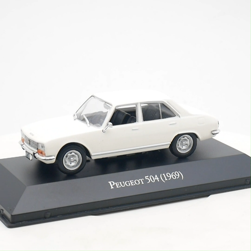 modellino auto pressofuso ixo 1:43 peugeot 504 1969 veicolo giocattolo in metallo - Video 1 di 1