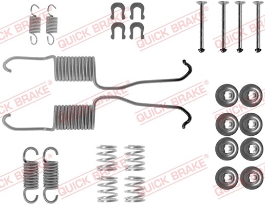 Quick Brake 105-0684 ZubehöR Set, BremsbeläGe FüR Daihatsu, Toyota-image
