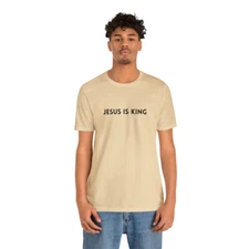 Jesus is King "All Praise The King" Unisex Jersey Short Sleeve Tee