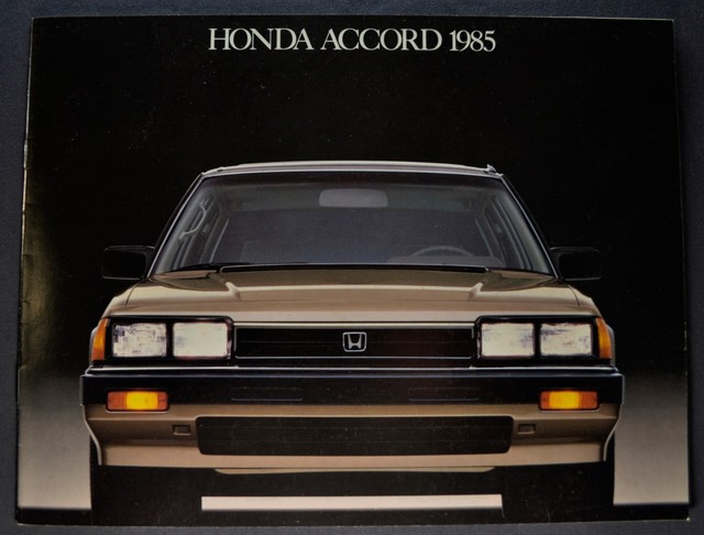 1985 Honda Accord Catalog Brochure S Lx Ex Excellent Original 85 Canadian Ebay