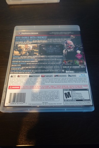 Payday 2 - PS3, with Manual - Picture 2 of 3