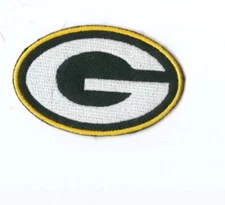 New 2 x 3" Green Bay Packers Iron on Patch Free Ship