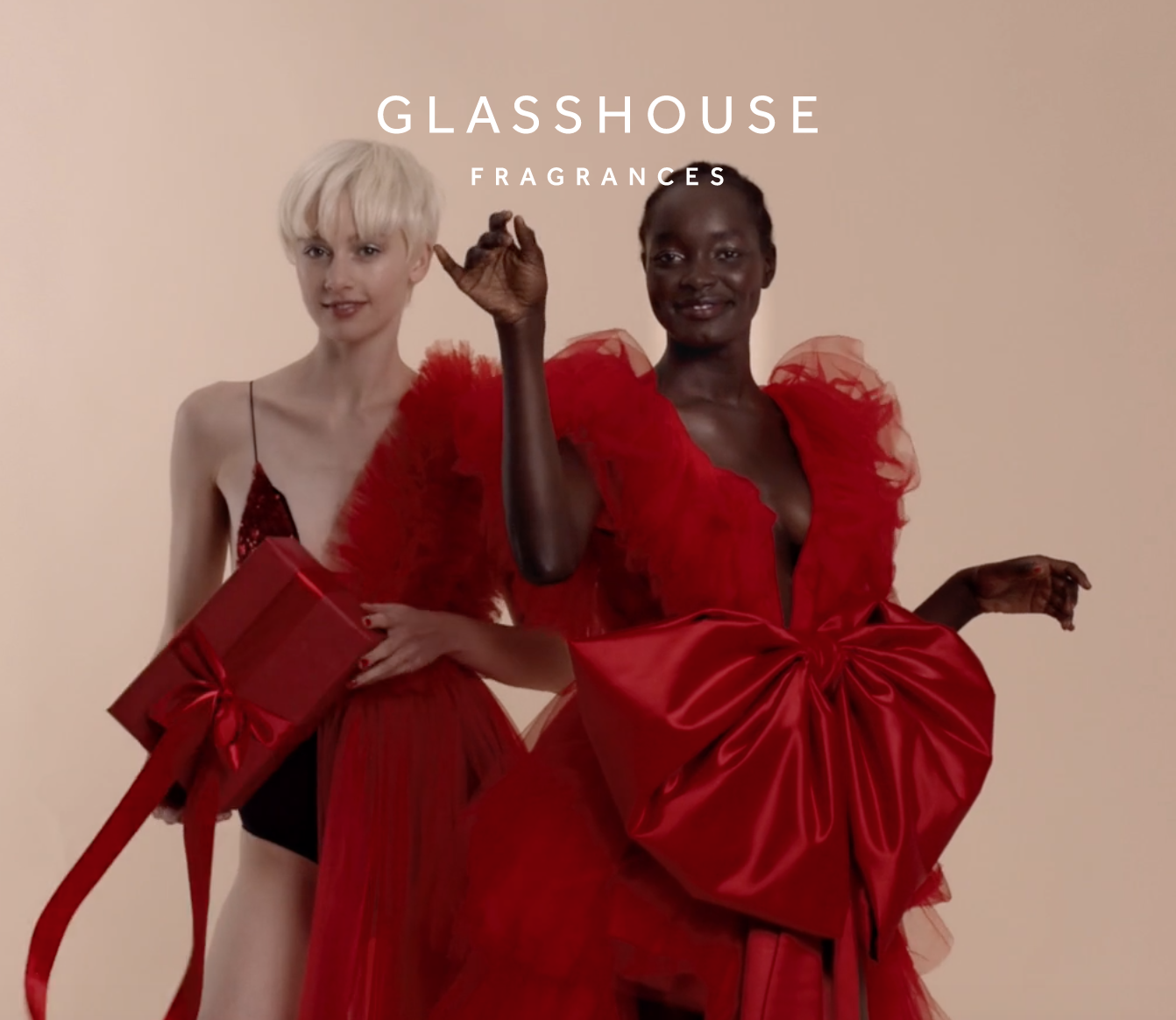 Glasshouse MERRY & BRIGHT 380g Triple Scented Soy Candle Pineapple Mint FreePost 9338817020326