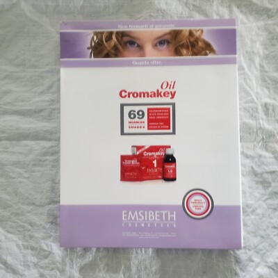 Emsibeth Permanent Hair color Swatches Used 69 Shades Chart Display Cromakey Oil
