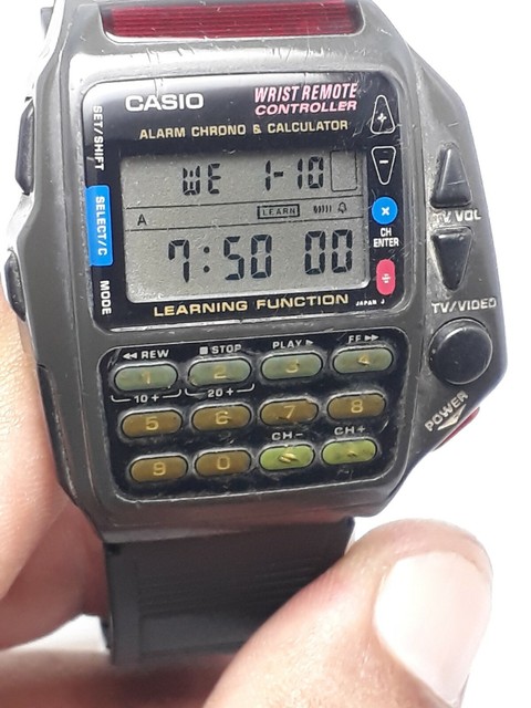 casio watch with remote