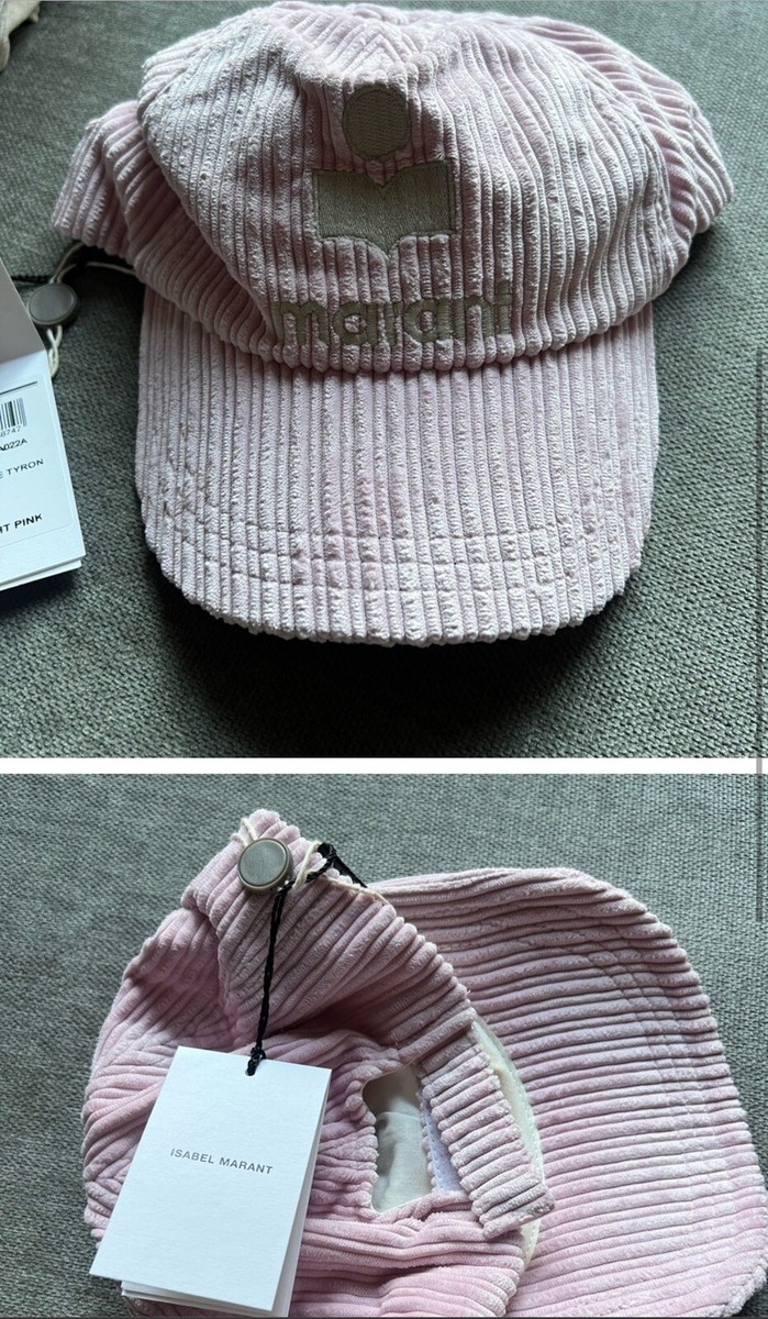 ISABEL MARANT Tyron Hat Light Pink Corduroy - $225 | eBay display picture 1