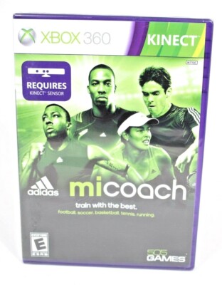 Adidas micoach: Train with the Best (Microsoft Xbox 360, 2012) Kinect Required