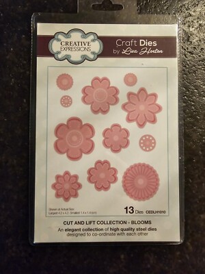 NIP Creative Expressions Craft Dies By Lisa Horton Blooms 13 Dies
