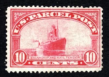 US 1913 10¢ Parcel Post Stamp #Q6 MH CV $40