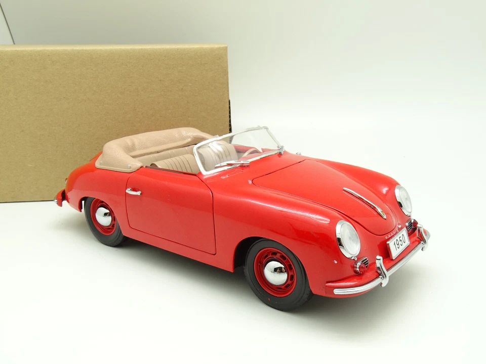 Signature Primo Miniatura Sb 1/18 - Porsche 356 Cabrio Rosso 1950 - Immagine 2 di 3
