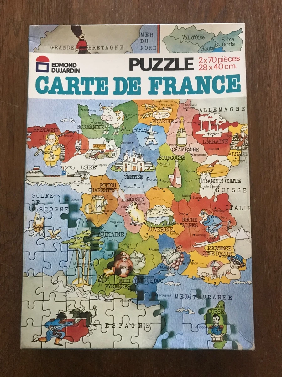 Puzzle Carte France Departements