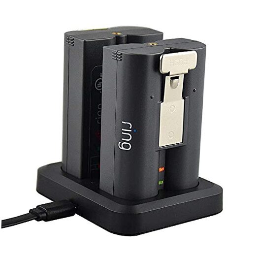 Battery Charger for Ring Rechargeable Battery,Dual Ring Battery Charger