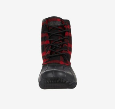 Sperry Saltwater Top-Sider Buffalo Check Wool Duck Rain  display picture 1